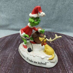 Dr. Seuss Grinch & Max Christmas Figurine Vintage